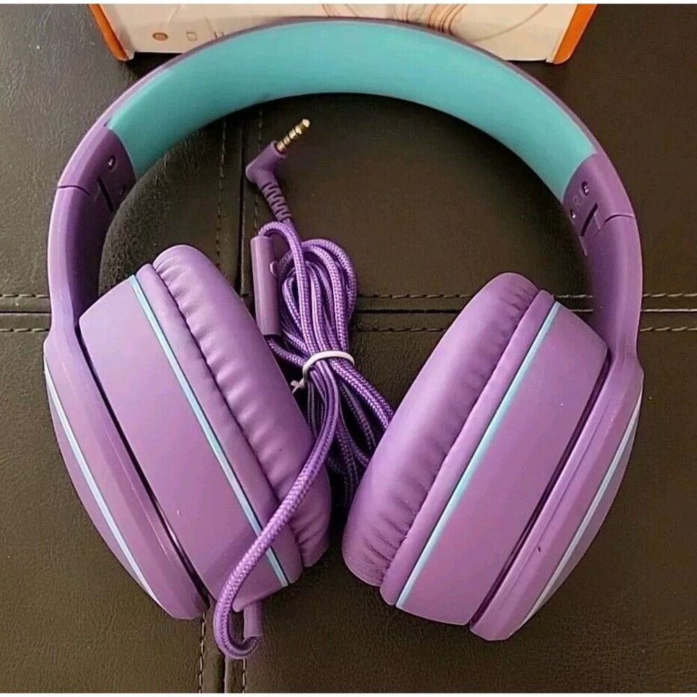 RORSOU R10 On-Ear‎ Headphones with Microphone, Lightweight Folding Stereo Bass